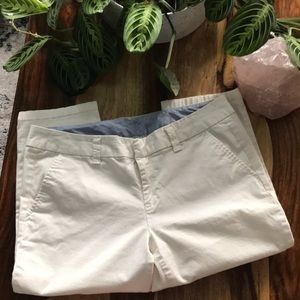 White Casual Pants